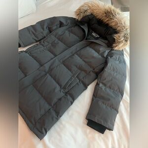TNA Charcoal powder parka